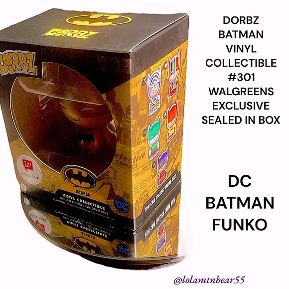 NEW IN SEALED BOX FUNKO DC BATMAN VINYL COLLECTIBLE #301 WALGREENS EXCLUSIVE - Picture 5 of 16